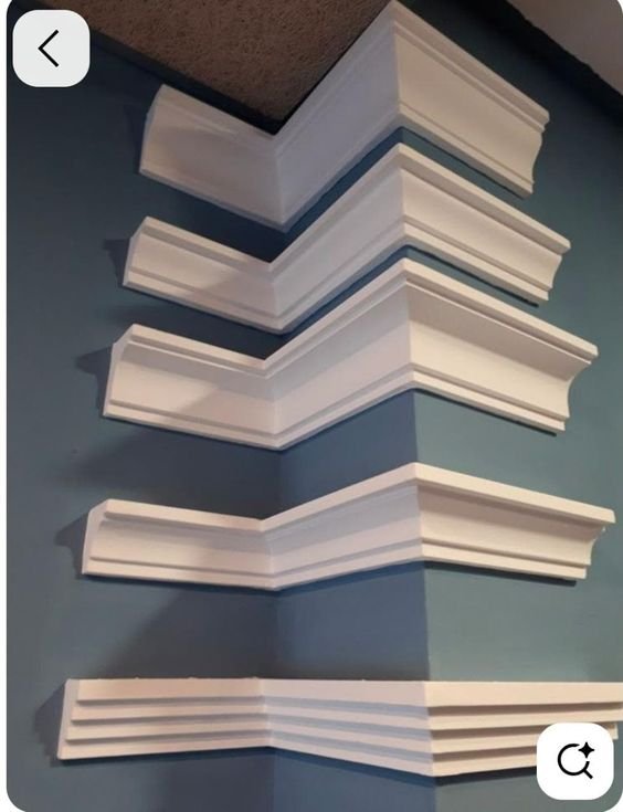 Rosace en staff décoration intérieure Cameroun